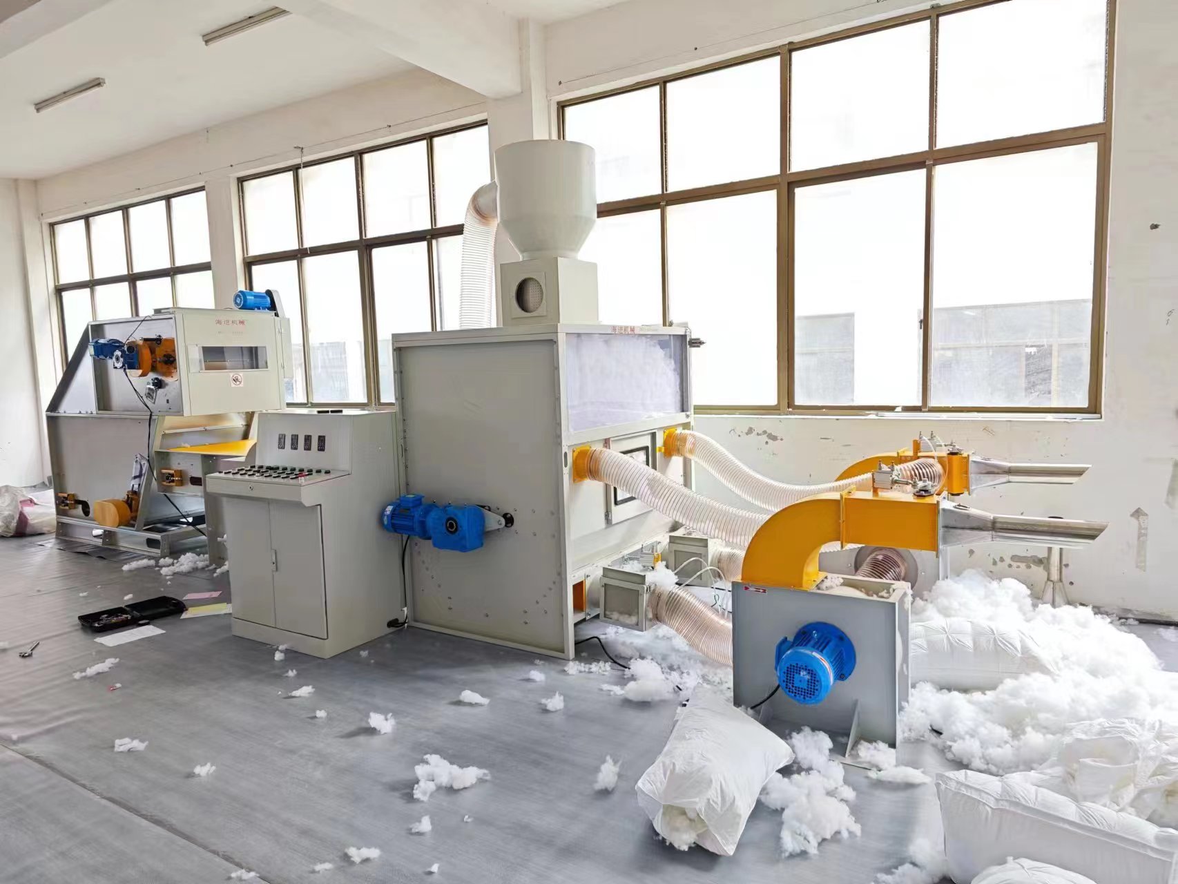 HJZXJ-50小開(kāi)包機(jī)自動(dòng)充棉生產(chǎn)線(xiàn)